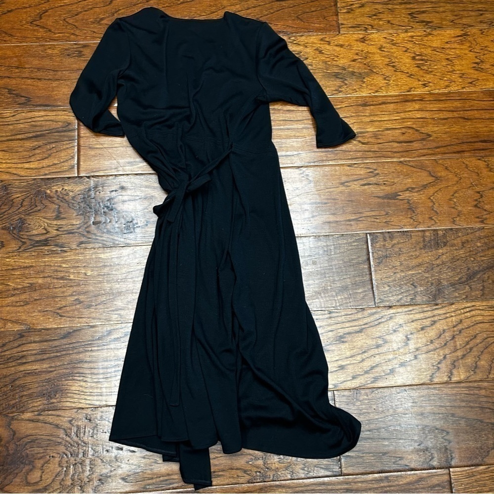 Eileen fisher Stretch Jersey Knit Wrap Dress‎